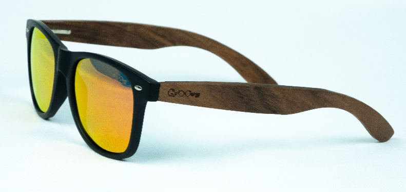 Eco-friendly Pack – Lentes de Sol Elqui Soul + Caja de Madera/Estuche Duro + Paño de Microfibra Groovy