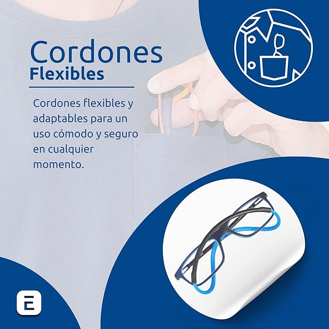 Lentes de lectura para presbicia INDEsmed con filtro de luz azul