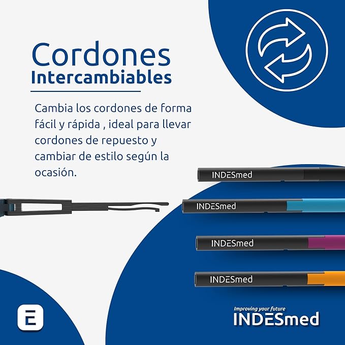 Lentes de lectura para presbicia INDEsmed con filtro de luz azul