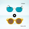 Family Style Pack – Lentes de Sol Eclipse Adulto + Lentes de Sol Starry Kids