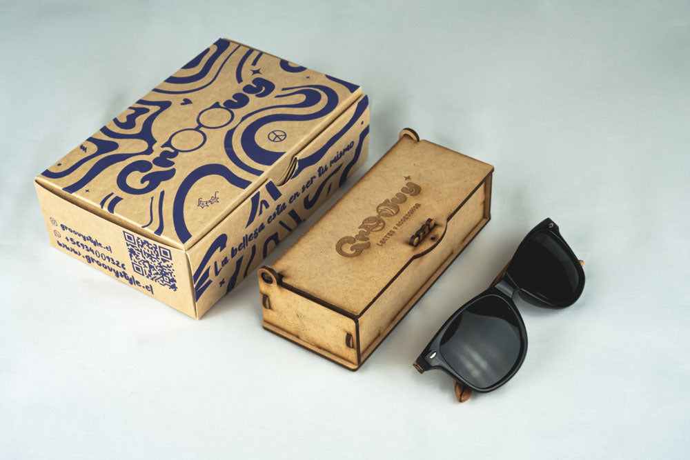Caja de Madera para guardar lentes
